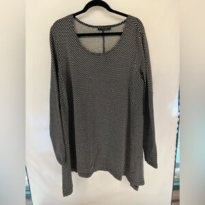 bryn Walker Monochrome Long Sleeve Top